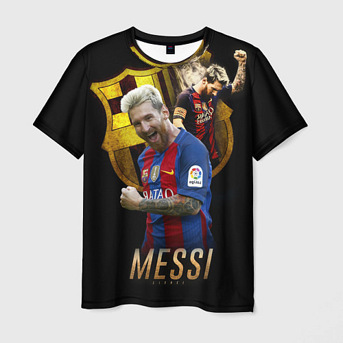 Мужская футболка Messi Star / 3D-принт – фото 1