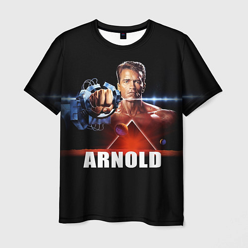 Мужская футболка Iron Arnold / 3D-принт – фото 1