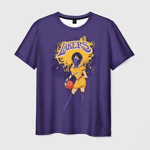 Мужская футболка Lakers / 3D-принт – фото 1