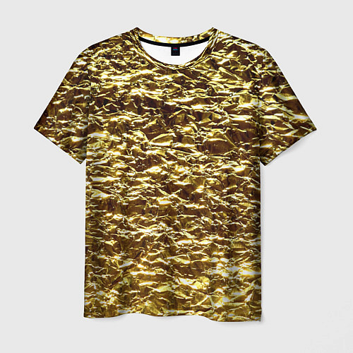 Мужская футболка Золотой / 3D-принт – фото 1