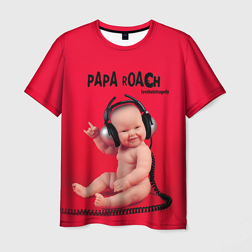 Мужская футболка Paparoach: Music Kid / 3D-принт – фото 1