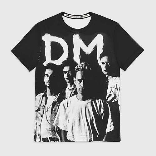 Мужская футболка Depeche mode: black / 3D-принт – фото 1