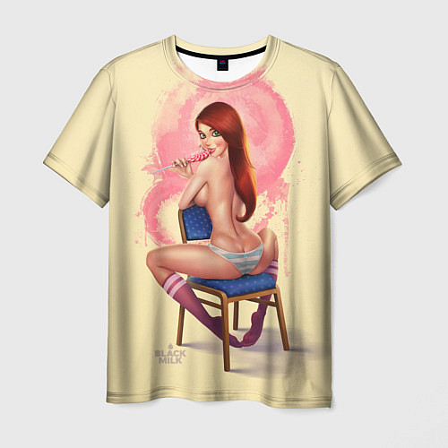 Мужская футболка Pin Up Girl / 3D-принт – фото 1