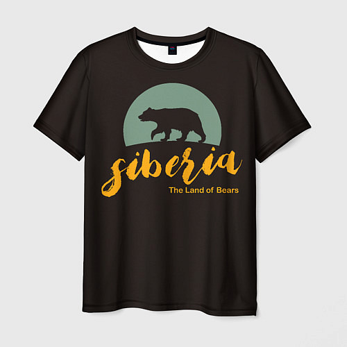 Мужская футболка Siberia: Land of Bears / 3D-принт – фото 1