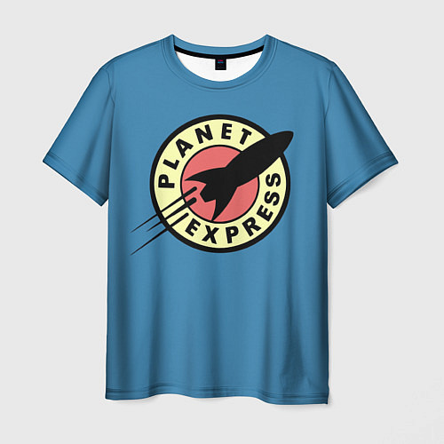 Мужская футболка Planet Express / 3D-принт – фото 1