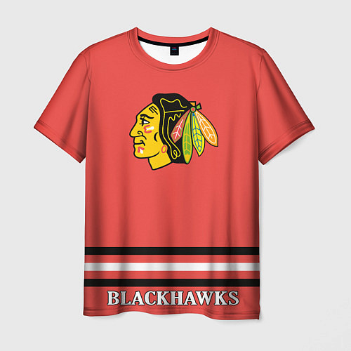 Мужская футболка Chicago Blackhawks NHL / 3D-принт – фото 1