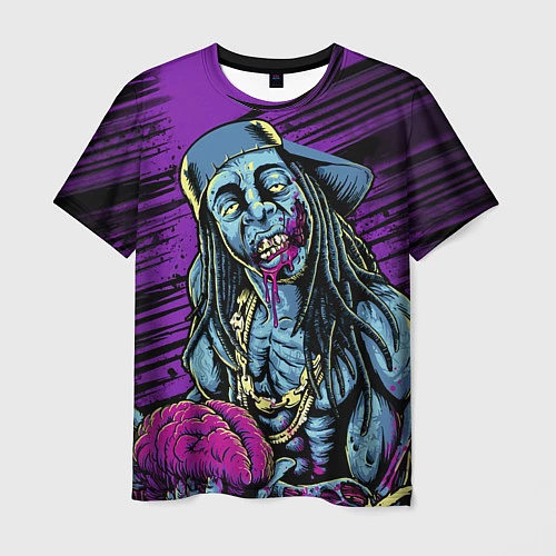 Мужская футболка Lil Wayne Art / 3D-принт – фото 1