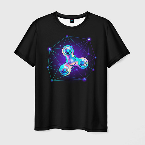 Мужская футболка Space spinner / 3D-принт – фото 1
