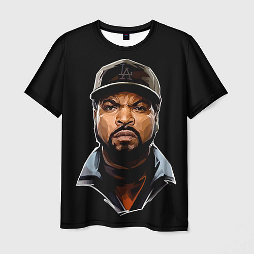 Мужская футболка Ice Cube / 3D-принт – фото 1