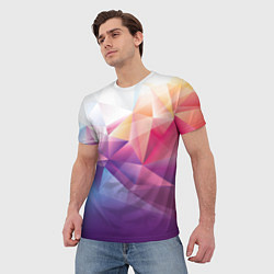 Футболка мужская Абстракция, цвет: 3D-принт — фото 2