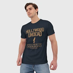 Футболка мужская Hollywood Undead: Underground, цвет: 3D-принт — фото 2