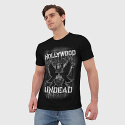 Футболка мужская Hollywood Undead: LA, цвет: 3D-принт — фото 2