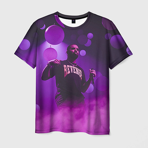 Мужская футболка Drake: Revenge / 3D-принт – фото 1