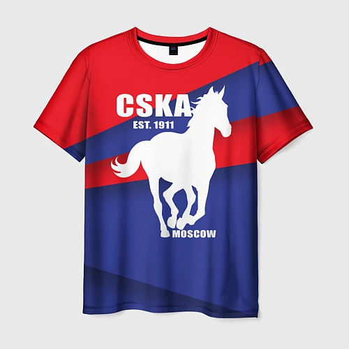 Мужская футболка CSKA est. 1911 / 3D-принт – фото 1