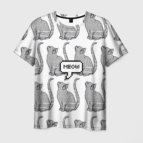 Мужская футболка Meow Cats / 3D-принт – фото 1