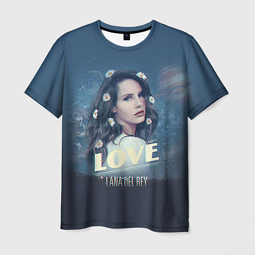 Мужская футболка Lana Del Rey: Love / 3D-принт – фото 1