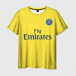 Футболка мужская PSG FC: Yellow, цвет: 3D-принт