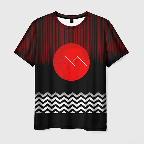 Мужская футболка Twin Peaks Sun / 3D-принт – фото 1