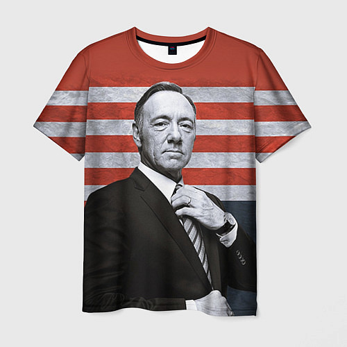 Мужская футболка Kevin Spacey patriot / 3D-принт – фото 1