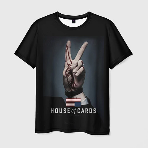Мужская футболка House of Cards: Peace / 3D-принт – фото 1