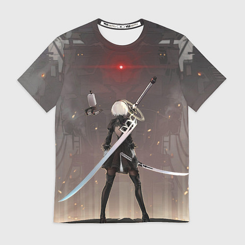 Мужская футболка Мечница 2B: Nier / 3D-принт – фото 1