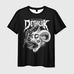 Футболка мужская Dethklok: Goat Skull, цвет: 3D-принт