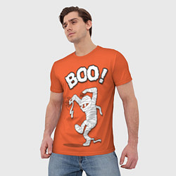 Футболка мужская Boo!, цвет: 3D-принт — фото 2