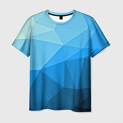 Мужская футболка Geometric blue