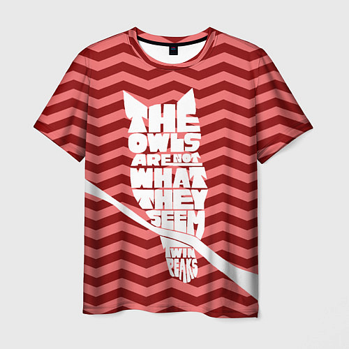 Мужская футболка Twin Peaks: The Owls / 3D-принт – фото 1