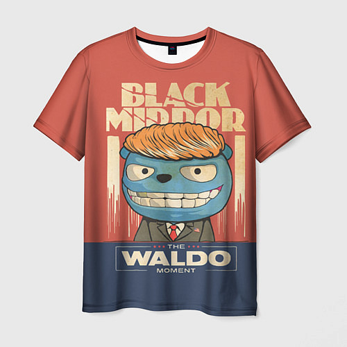 Мужская футболка Black Mirror: The Waldo / 3D-принт – фото 1