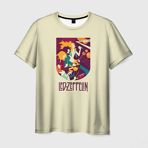 Мужская футболка Led Zeppelin Art / 3D-принт – фото 1