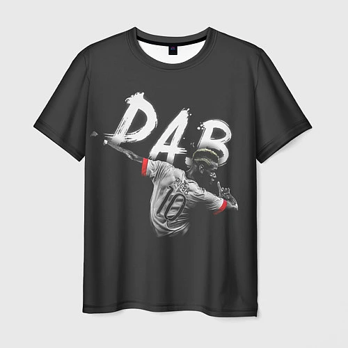 Мужская футболка Paul Pogba: Dab / 3D-принт – фото 1