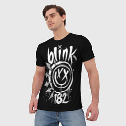 Футболка мужская Blink-182, цвет: 3D-принт — фото 2