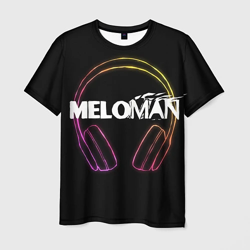 Мужская футболка Meloman / 3D-принт – фото 1