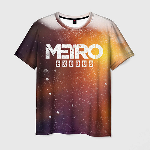 Мужская футболка МЕТРО / 3D-принт – фото 1