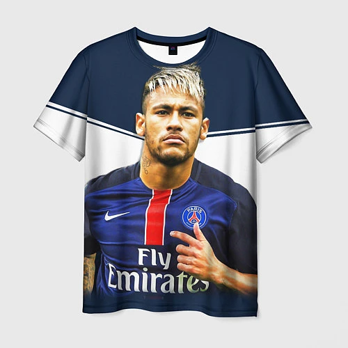 Мужская футболка Neymar: Fly Emirates / 3D-принт – фото 1