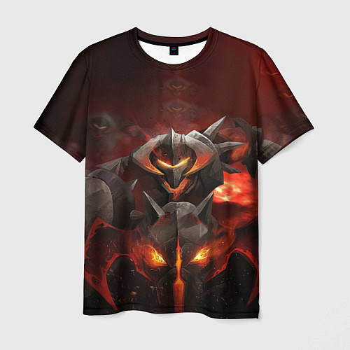 Мужская футболка Chaos Knight: Fire / 3D-принт – фото 1