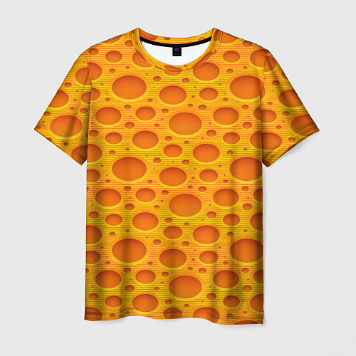 Мужская футболка Сыр / 3D-принт – фото 1