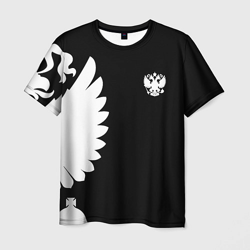 Мужская футболка Russia - Black collection / 3D-принт – фото 1
