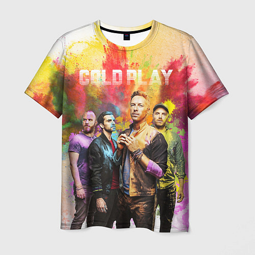 Мужская футболка Coldplay / 3D-принт – фото 1