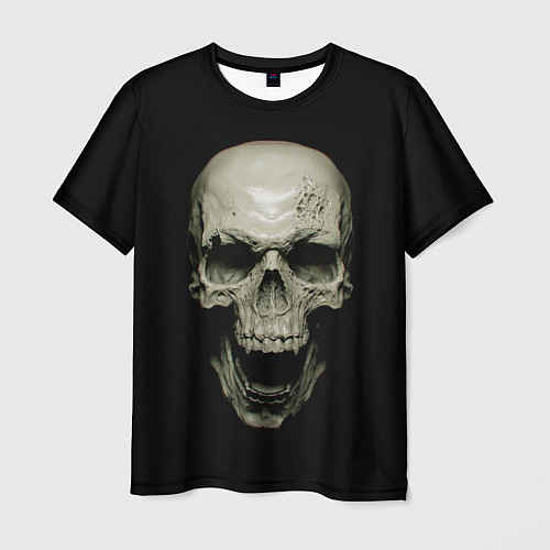 Мужская футболка Череп вампира / 3D-принт – фото 1