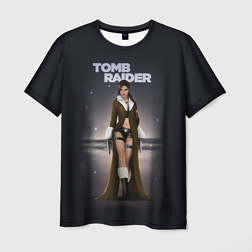 Мужская футболка TOMB RAIDER / 3D-принт – фото 1