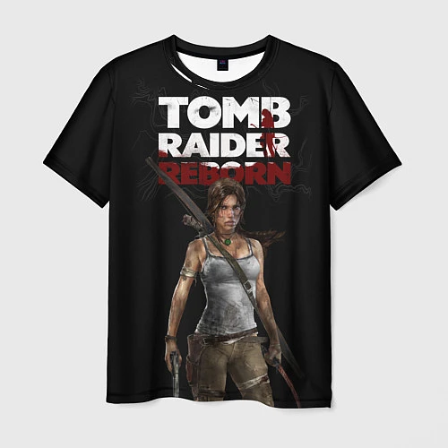 Мужская футболка TOMB RAIDER / 3D-принт – фото 1