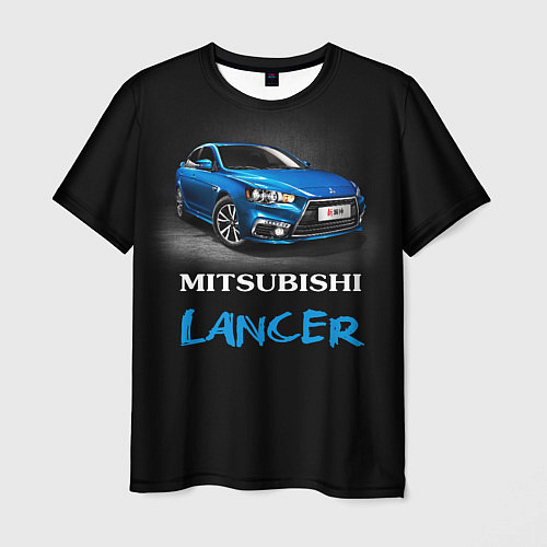 Мужская футболка Mitsubishi Lancer / 3D-принт – фото 1