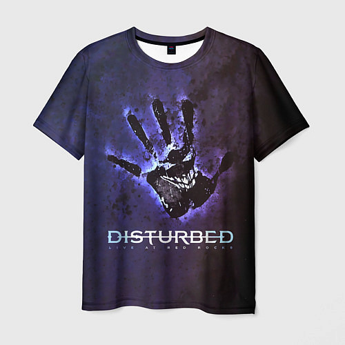 Мужская футболка Disturbed: Live at red rocks / 3D-принт – фото 1