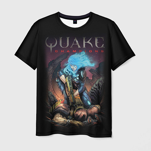Мужская футболка Quake Champions / 3D-принт – фото 1