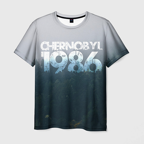 Мужская футболка Чернобыль 1986 / 3D-принт – фото 1