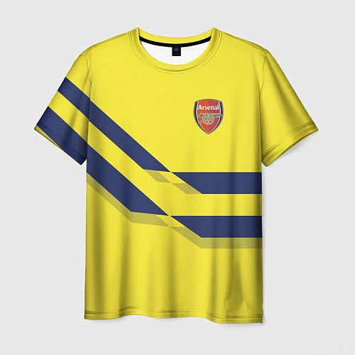 Мужская футболка Arsenal FC: Yellow style / 3D-принт – фото 1