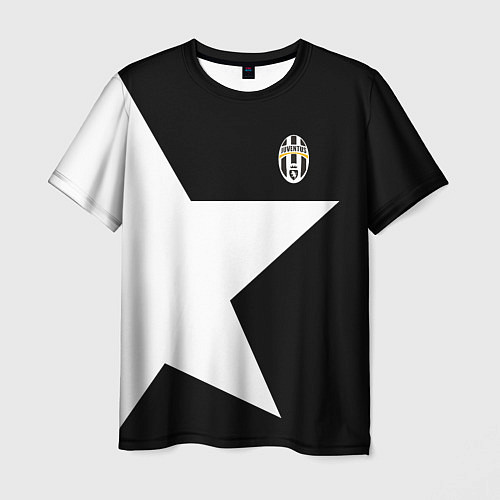 Мужская футболка FC Juventus: Star / 3D-принт – фото 1