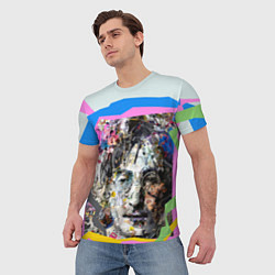 Футболка мужская John Lennon: Abstraction, цвет: 3D-принт — фото 2